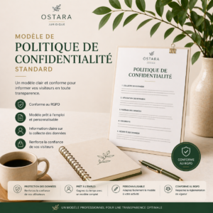 Politique de confidentialité – Modèle prêt à personnaliser (E-commerce)